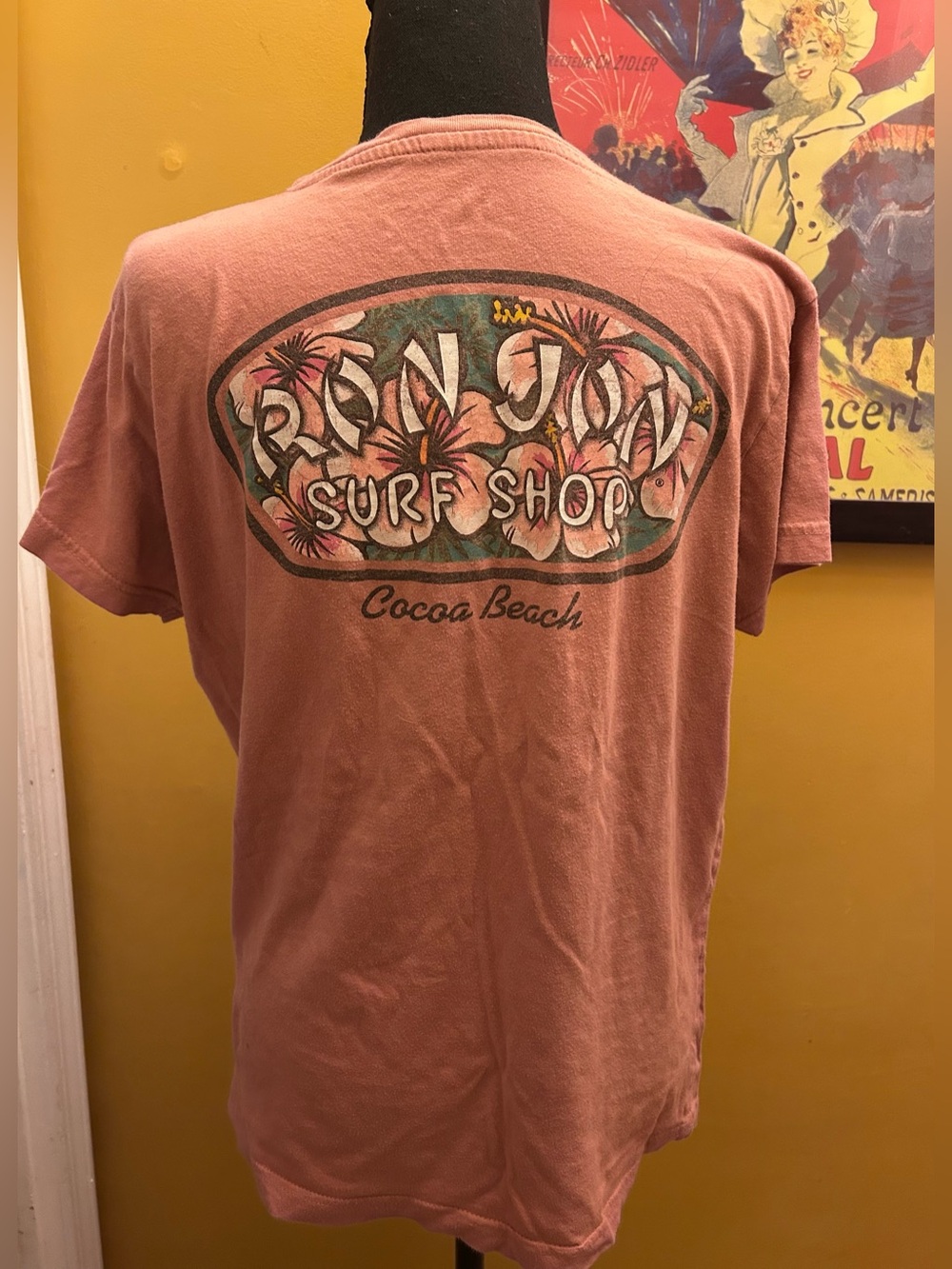 Women’s Ron Jon Surf Shop Cocoa Beach Logo Graphic T-Shirt Size L